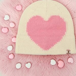 Kurt Geiger INTASIA heart beanie NWT